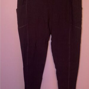 NEW Zenana Women's Burgundy Leggings